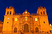 South America, Peru, Cuzco region, Cuzco Province, Unesco World heritage since 1983, Cuzco, Plaza de Armas, the cathedral