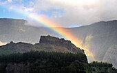 Reunion island, Mafate, rainbow