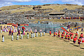 Inti Raymi,the Festival of the Sun is the annual recreation of an important Inca ceremony in Sacsayhuaman in the city of Cuzco, Peru,South America-june 24,2013
