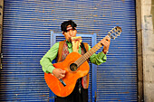 Musician in Cuzco, Peru,South America
