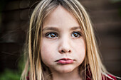 Young Girl with Puffy Cheeks
