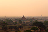 Ancient Temples at Sunset, Bagan, Myanmar