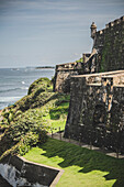 El Morro Casting Shadows by  Coastline, San Juan, Puerto Rico