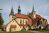 Kloster Rulle, vier Türme, Johanneskirche, Wallfahrtskirche, Niedersachsen, Deutschland