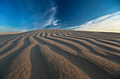 Close up details of sand at Monahans Sandhills State Park in Texas.