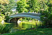 Bow Bridge over The Lake, Central Park, Manhattan, New York City, New York, United States of America, North America