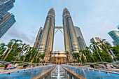 Petronas Towers, Kuala Lumpur, Malaysia, Southeast Asia, Asia