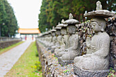 Statues, Gwaneumsa Buddhist Temple, Jeju Island, South Korea, Asia