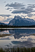 Mount Rundle and Vermilion Lakes, Banff National Park, UNESCO World Heritage Site, Alberta, Canada, North America