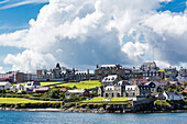 Views of the port city of Lerwick, Shetland Islands, Scotland, United Kingdom, Europe