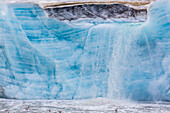 Negribreen (Negri Glacier), Olav V Land, Spitsbergen, Svalbard Archipelago, Norway, Scandinavia, Europe