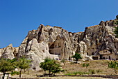 Goreme open air museum, Cappadocia, Anatolia, Turkey, Asia Minor, Eurasia