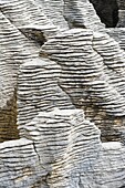 Rock patterns at Pancake Rocks, Punakaiki, West Coast, South Island, New Zealand, Pacific