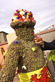 The Burryman's Parade, South Queensferry, Edinburgh, Scotland, United Kingdom, Europe