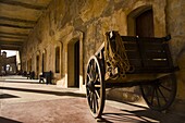 Old wagon, San Felipe del Morro, UNESCO World Heritage Site, San Juan, Puerto Rico, West Indies, Caribbean, Central America