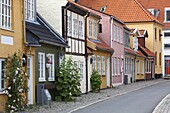 Houses in the old town, Aalborg, Jutland, Denmark, Scandinavia, Europe