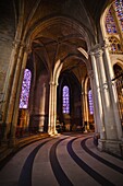 Chapels inside Saint Gatien cathedral, Tours, Indre-et-Loire, Centre, France, Europe
