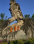Buddha at Xieng Khuan, Vientiane, Laos, Indochina, Southeast Asia, Asia