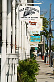 Galleries on Duval Street, Key West, Florida, United States of America, North America