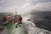 Antarctic Dream navigation on rough seas near Cape Horn, Drake Passage, Antarctic Ocean, Tierra del Fuego, Patagonia, Chile, South America