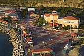 Whathey Pier Cruise Ship Terminal, Philipsburg City, St. Maarten Island, Netherlands Antilles, West Indies, Caribbean,Central America