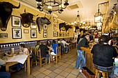 Tapas bar and restaurant in the El Arenal area near the bull ring, Seville, Andalusia, Spain, Europe