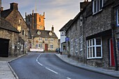 Village centre, Corfe, Dorset, England, United Kingdom, Europe