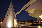 Palau de les Artes Reina Sofia (Queen Sofia Arts Museum), City of Arts and Sciences, Valencia, Spain, Europe