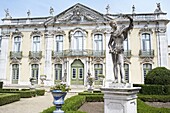 The Queluz Palace, once the summer residence of the Braganza Kings, Queluz, near Lisbon, Portugal, Europe