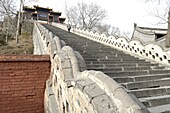 The Five Terrace Mountain (Wutai Shan), one of China's most ancient Buddhist sites, Shanxi, China, Asia
