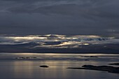Early morning at Ushuaia coast, Tierra del Fuego, Argentina, South America