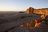 Mesa Arch at sunrise, Canyonlands National Park, Island In The Sky District, Utah, United States of America, North America