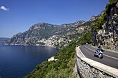 The bay and the village of Positano on the Amalfi Coast, UNESCO World Heritage Site, Campania, Italy, Europe