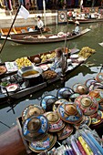 Damnoen Saduak Floating Market, Bangkok, Thailand, Southeast Asia, Asia