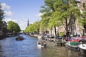 Prinsengracht canal, Amsterdam, Netherlands, Europe