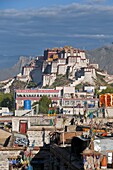 The Potala Palace former chief residence of the Dalai Lama, UNESCO World Heritage Site, Lhasa, Tibet, China, Asia