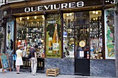 Queviures store on Roger de Lluria Street, Barcelona, Catalonia, Spain, Europe