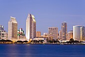 San Diego skyline viewed from Coronado Island, San Diego, California, United States of America, North America