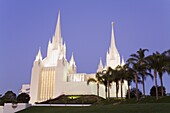 Mormon Temple in La Jolla, San Diego County, California, United States of America, North America