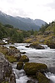 Trek to Folgefonna glacier, Folgefonna National Park, Roseland, Hordaland, Norway, Scandinavia, Europe