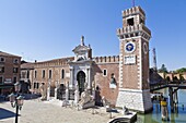 Arsenale, part of the city's fortifications, now the naval museum, Venice, UNESCO World Heritage Site, Veneto, Italy, Europe