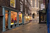 Shops near York Minster, York, Yorkshire, England, United Kingdom, Europe