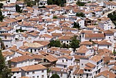 White village of Benadalid near Ronda, Andalusia, Spain, Europe