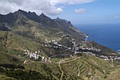Anaga Mountains and Almaciga, Tenerife, Canary Islands, Spain, Atlantic, Europe