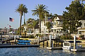 Bay Island in Balboa, Newport Beach, Orange County, California, United States of America, North America
