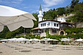 Quiet Nest Palace, Summer Palace Residence of Queen Marie of Romania, White Minaret, Balchik, Black Sea, Bulgaria, Europe