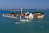 San Giorgio Maggiore Church across Canale di San Marco, Venice, UNESCO World Heritage Site, Veneto, Italy, Europe