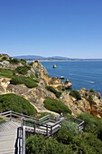 Steps to Praia da Camilo, Lagos, Algarve, Portugal, Europe