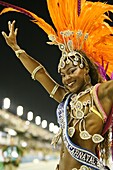 Carnival parade at the Sambodrome, Rio de Janeiro, Brazil, South America