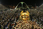 Carnival parade at the Sambodrome, Rio de Janeiro, Brazil, South America